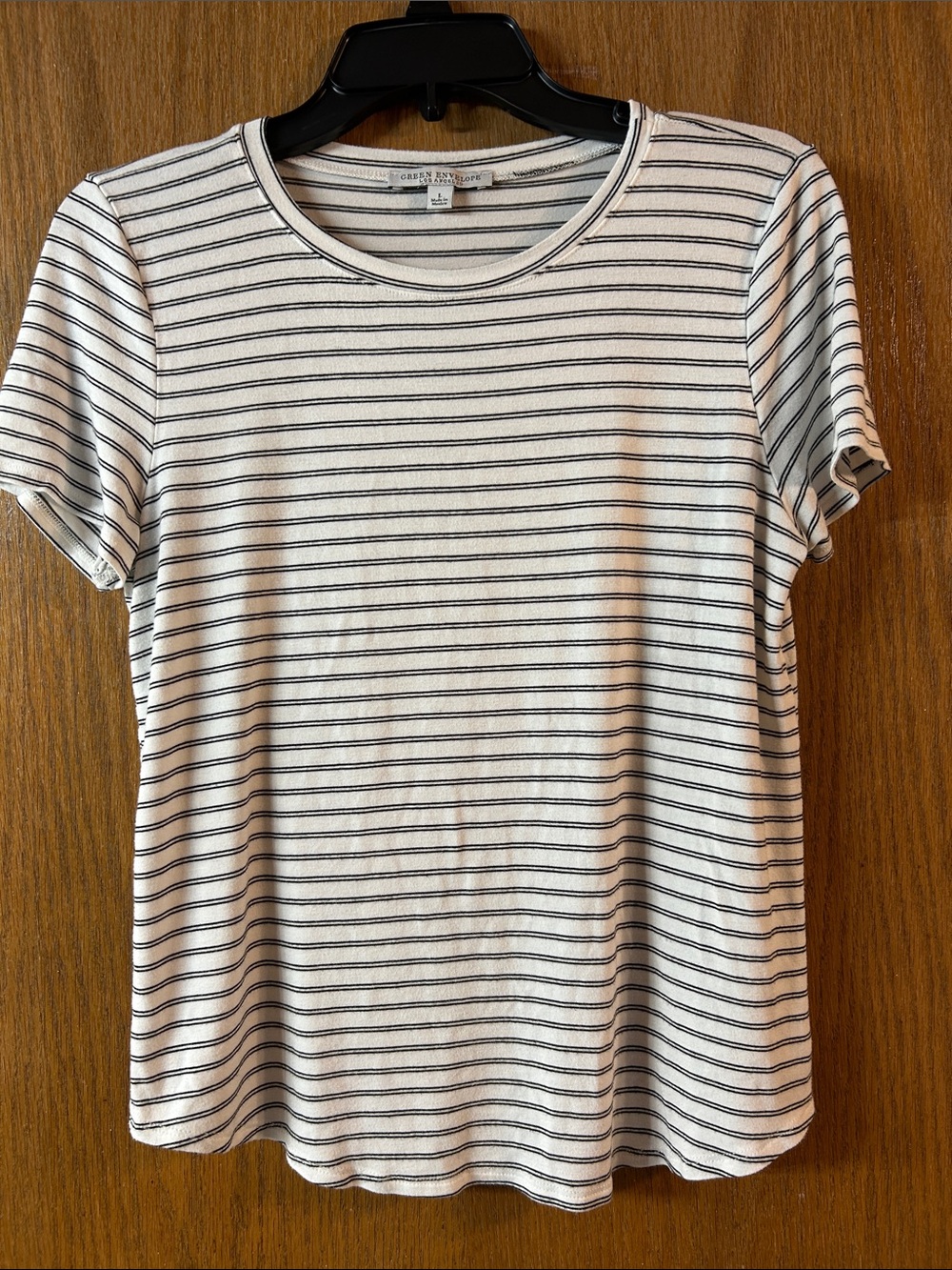 Green Envelope Las Angeles Large Striped Top